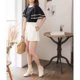 ハイウエストショートパンツ タック フレア | Ada. | 詳細画像31
