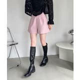 ハイウエストショートパンツ タック フレア | Ada. | 詳細画像37