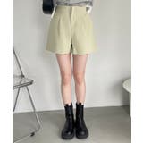 ハイウエストショートパンツ タック フレア | Ada. | 詳細画像44