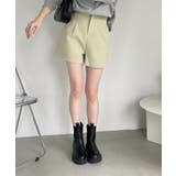 ハイウエストショートパンツ タック フレア | Ada. | 詳細画像46