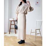 バックリボンボリュームスリーブふんわりブラウス | Eclat one | 詳細画像10