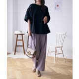 バックリボンボリュームスリーブふんわりブラウス | Eclat one | 詳細画像16