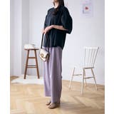 バックリボンボリュームスリーブふんわりブラウス | Eclat one | 詳細画像17