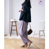 バックリボンボリュームスリーブふんわりブラウス | Eclat one | 詳細画像18