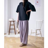 バックリボンボリュームスリーブふんわりブラウス | Eclat one | 詳細画像19