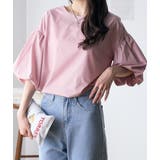 バックリボンボリュームスリーブふんわりブラウス | Eclat one | 詳細画像22