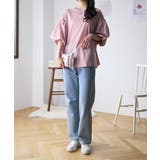 バックリボンボリュームスリーブふんわりブラウス | Eclat one | 詳細画像26