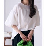 バックリボンボリュームスリーブふんわりブラウス | Eclat one | 詳細画像33