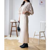 バックリボンボリュームスリーブふんわりブラウス | Eclat one | 詳細画像9