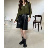 透かしランダムリブVネックショートカーディガン | Ada. | 詳細画像53 