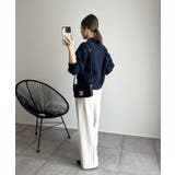 ゴールドボタンツイード風ニットカーディガン | Ada. | 詳細画像28