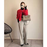 ゴールドボタンツイード風ニットカーディガン | Ada. | 詳細画像40