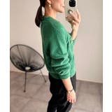 ゴールドボタンツイード風ニットカーディガン | Ada. | 詳細画像65