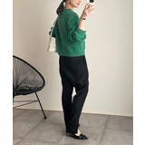 ゴールドボタンツイード風ニットカーディガン | Ada. | 詳細画像66