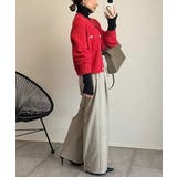 ゴールドボタンツイード風ニットカーディガン | Ada. | 詳細画像77