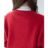 ゴールドボタンツイード風ニットカーディガン | Ada. | 詳細画像87