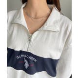 U.S.POLO ASSN. レトロポロハーフジップ | Ada. | 詳細画像24