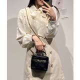 ボウタイ ブラウス パール ジャンパースカート セットアップ | Ada. | 詳細画像1