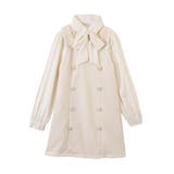 ボウタイ ブラウス パール ジャンパースカート セットアップ | Ada. | 詳細画像12