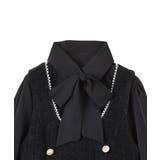 ボウタイ ブラウス パール ジャンパースカート セットアップ | Ada. | 詳細画像17