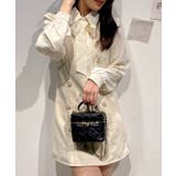 ボウタイ ブラウス パール ジャンパースカート セットアップ | Ada. | 詳細画像2