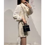 ボウタイ ブラウス パール ジャンパースカート セットアップ | Ada. | 詳細画像3