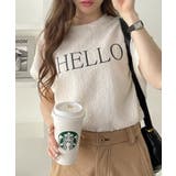 表面感素材 フレンチスリーブ ブラウス Tシャツ | Eclat one | 詳細画像6