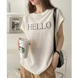 表面感素材 フレンチスリーブ ブラウス Tシャツ | Eclat one | 詳細画像9