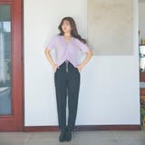 フロントシャーリングトップス | Ada. | 詳細画像5