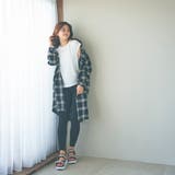 チェク柄ロングシャツ | Ada. | 詳細画像4