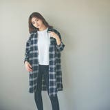 チェク柄ロングシャツ | Ada. | 詳細画像5