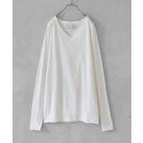 オートミール | n'OrLABELシンプルVネックゆるっとロンT | osharewalker