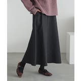 ブラック | n'OrLABELふくれジャカードフレアスカート | osharewalker