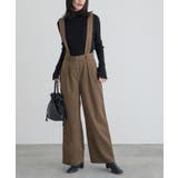 ブラウン | n'OrLABELサスペンダー付きスラックス | osharewalker