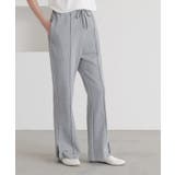 杢グレー | n'OrLABELダブルフェイスフレアパンツ | osharewalker