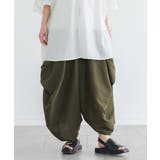 カーキ | n'OrLABEL変形バルーンサルエルパンツ  | osharewalker