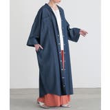 ネイビー | n'OrLABELオープンカラーデニムワンピース | osharewalker