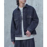 ブルー | MDRタックデザインデニムジャケット | osharewalker