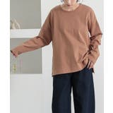 キャメル | n'OrLABELバスクコットンロンT | osharewalker