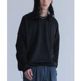 ブラック | MDRポンチ袖スエードプルオーバー | osharewalker【MEN】