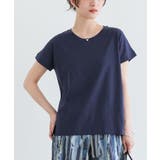 ネイビー | フレンチTシャツ | osharewalker