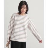 ベージュ | n'OrLABELボーダーバスクロンT | osharewalker