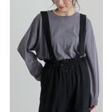 チャコール | n'OrLABEL綿ニットクルーネックプルオーバー  | osharewalker