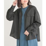 ブラック | n'OrLABELVネックWポケットシャツ | osharewalker