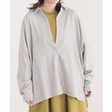 グレー | n'OrLABELストライプカットソーシャツ | osharewalker