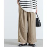 ベージュ | n'OrLABELシアータックパンツ | osharewalker