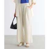 ナチュラル | n'OrLABELワイドストレートパンツ | osharewalker