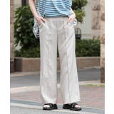 グレージュ | n'OrLABELリネンライクほんのりフレアパンツ | osharewalker