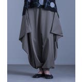 グレー | kOhAKU変形サルエルパンツ | osharewalker