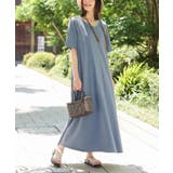 グレイッシュブルー | n'OrLABELバックリボンワンピース | osharewalker